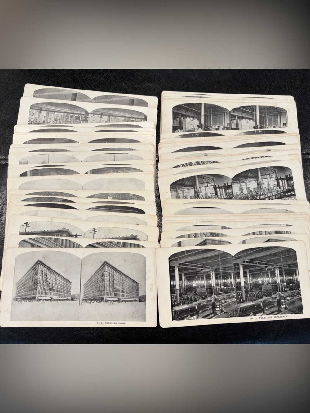 Vintage Stereoscope Card Collection - the T. Eaton Co. Winnipeg